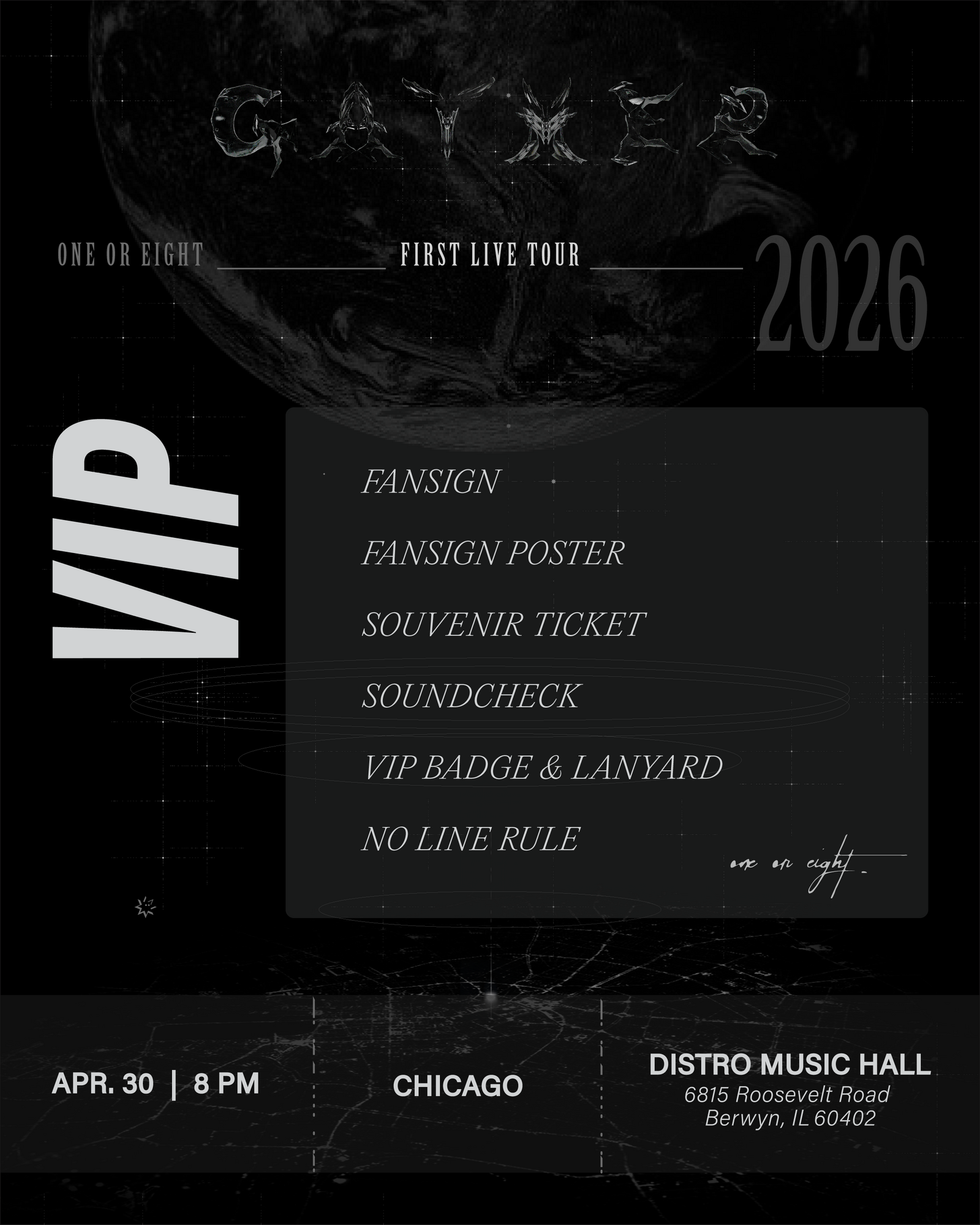 ONE OR EIGHT 2026 - CHICAGO - VIP BENEFIT PACKAGE – Kpop Tickets ONE OR EIGHT 2026 - CHICAGO - VIP BENEFIT PACKAGE – Kpop Tickets