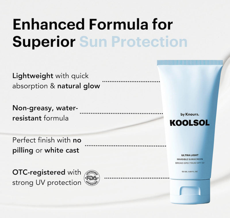 [K-beauty] Ultra Light Invisible Sunscreen Broad Spectrum SPF 50