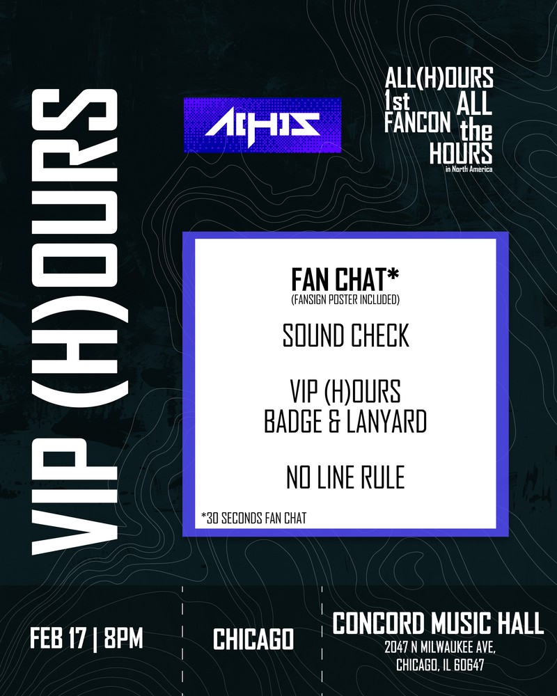 ALL(H)OURS - CHICAGO - VIP (H)OURS BENEFIT PACKAGE