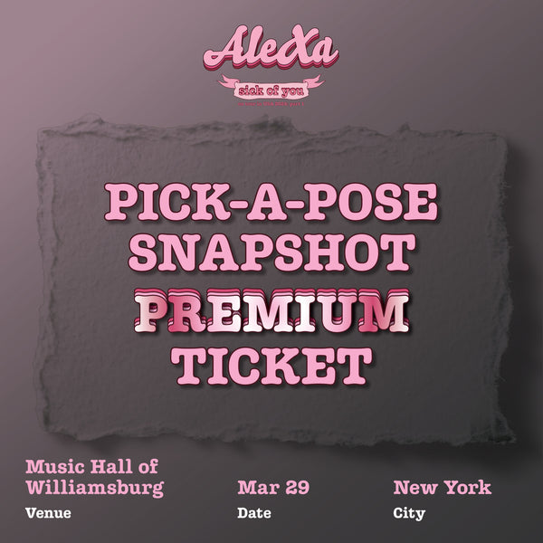 KPOP IN NYC 💎 on X: AleXa 2024 sick of you tour in NY 📍 Music Hall of  Williamsburg 🗓 3/29/2024 (FRI) @AleXa_ZB Ticket sales dates on 2nd pic 🎫   VIP
