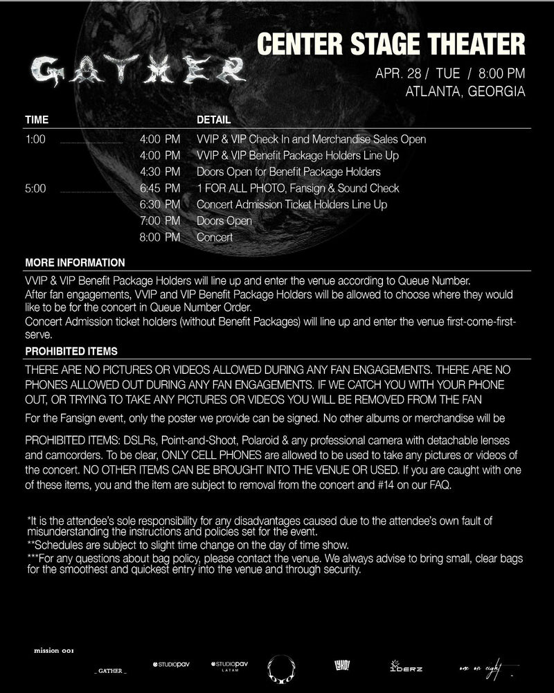 COMPLEXチケット　５/15 ONE OR EIGHT 2026 - CHICAGO - VIP BENEFIT PACKAGE – Kpop Tickets