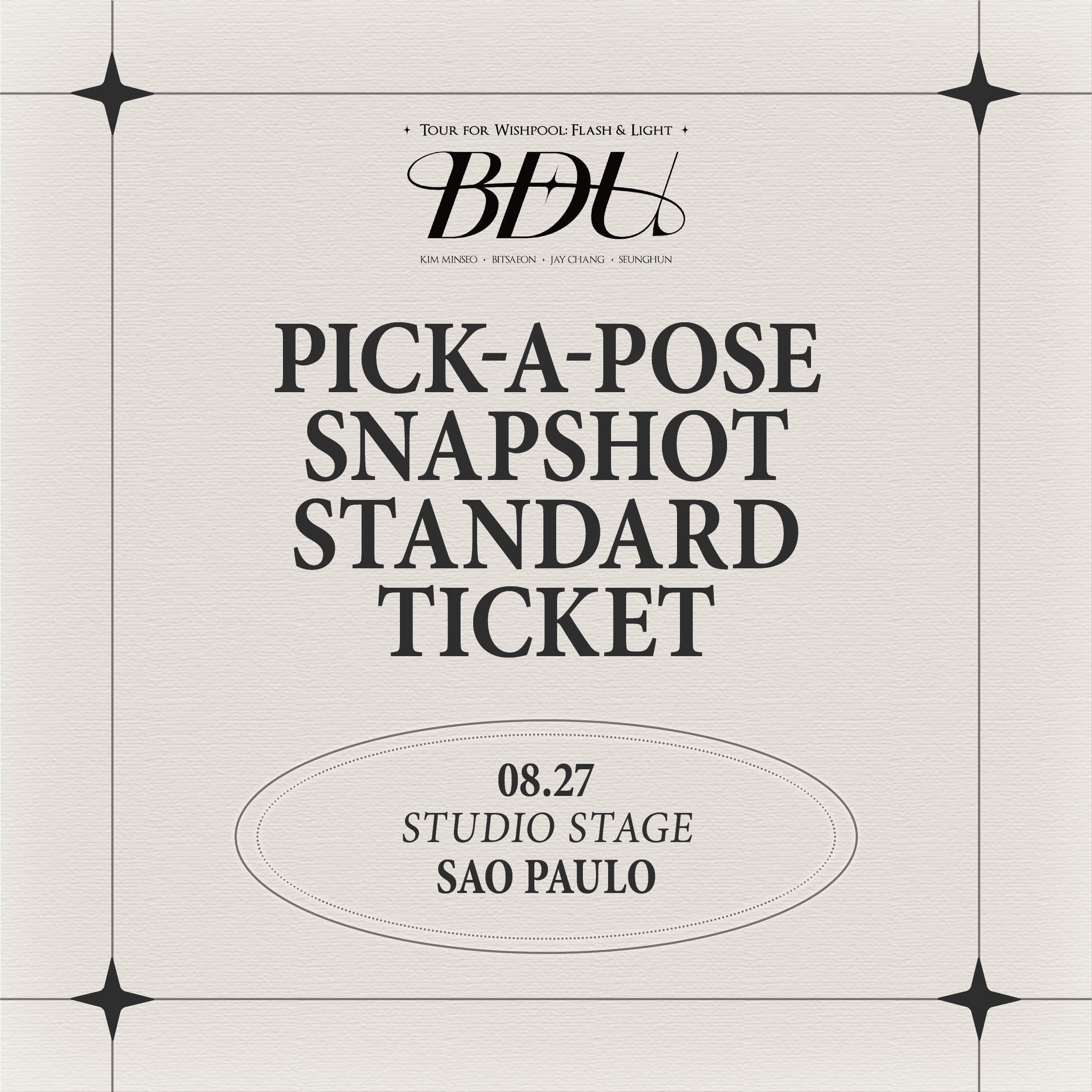 BDU SAO PAULO STANDARD SNAPSHOT Kpop Tickets