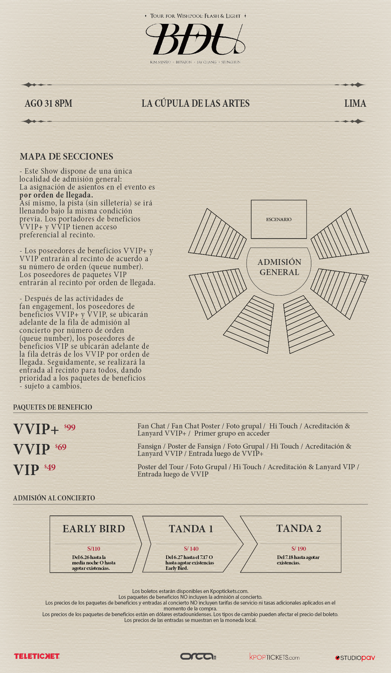 BDU - LIMA - VVIP+ BENEFIT PACKAGE