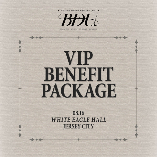 BDU - JERSEY CITY - VIP BENEFIT PACKAGE