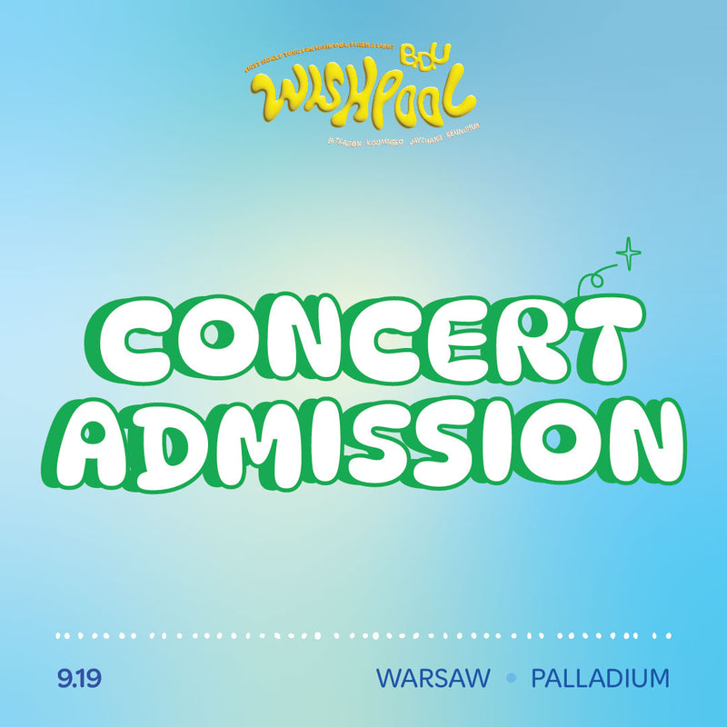 BDU - WARSAW - CONCERT ADMISSION