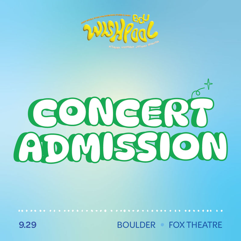 BDU - BOULDER - CONCERT ADMISSION