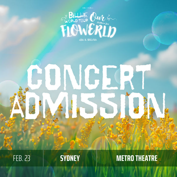 BILLLIE - SYDNEY - CONCERT ADMISSION