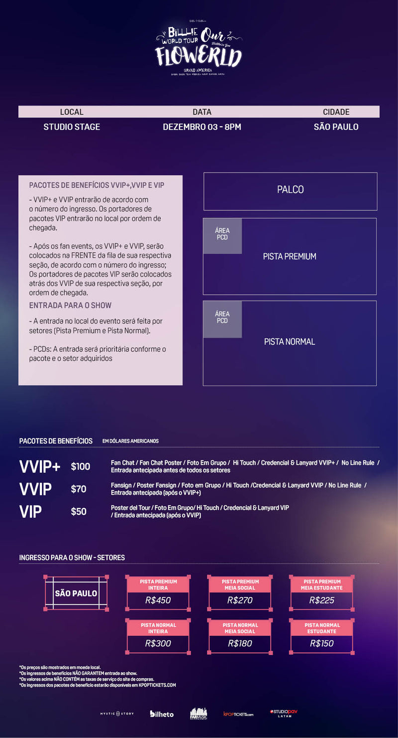 BILLLIE - SAO PAULO - VIP BENEFIT PACKAGE