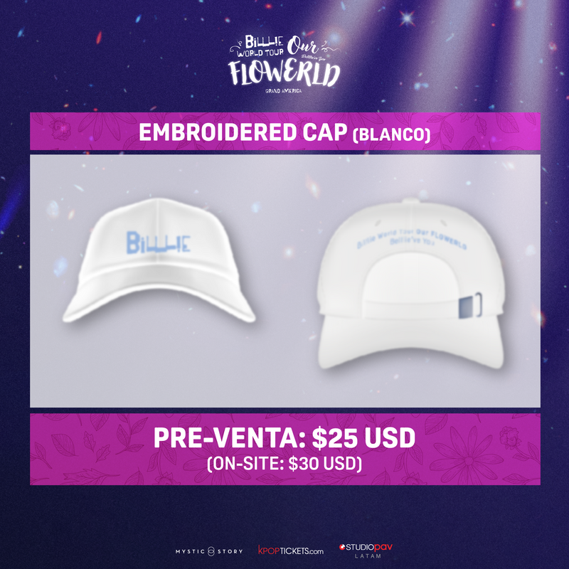 [LATAM - PRE-ORDER] Billlie World Tour 'Our FLOWERLD (Belllie've You)' GRAND AMERICA - Official Ball Cap