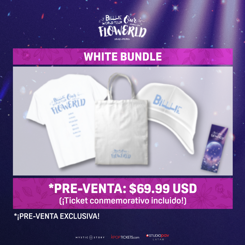 [LATAM - PRE-ORDER] Billlie World Tour 'Our FLOWERLD (Belllie've You)' GRAND AMERICA - Official Bundle (White)