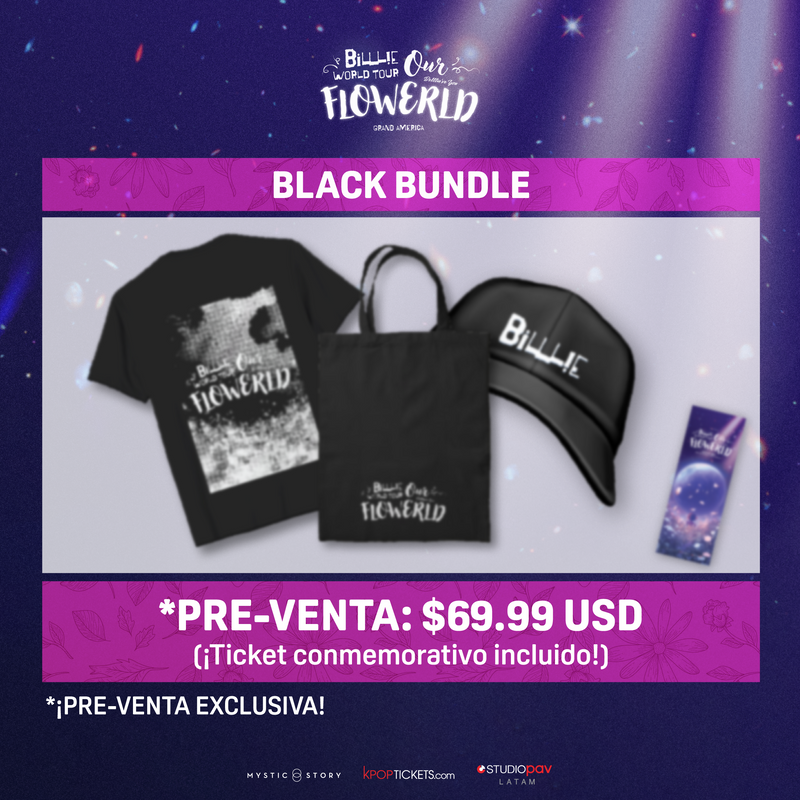 [LATAM - PRE-ORDER] Billlie World Tour 'Our FLOWERLD (Belllie've You)' GRAND AMERICA - Official Bundle (Black)