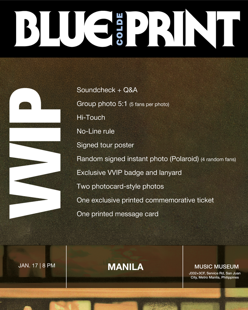 COLDE - MANILA - VVIP BENEFIT PACKAGE
