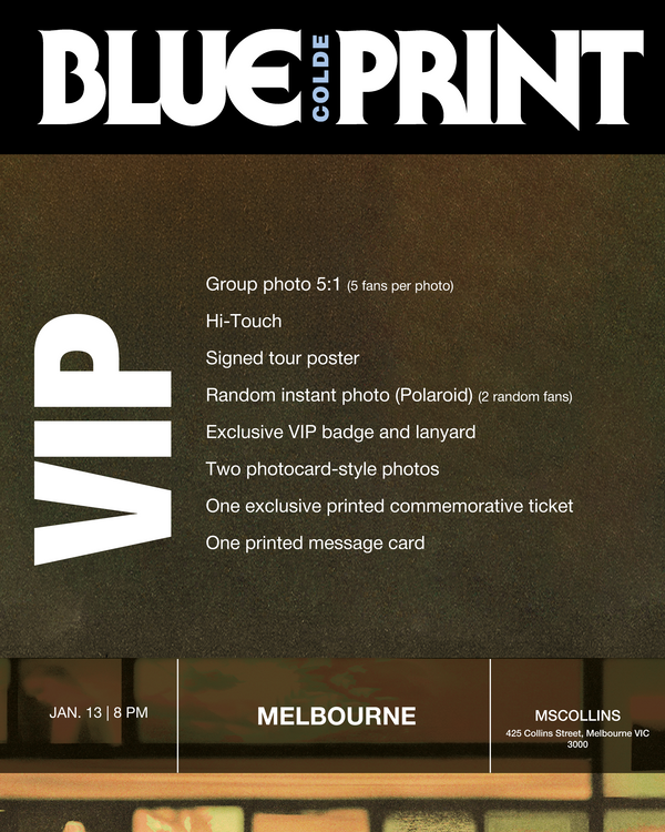 COLDE - MELBOURNE - VIP BENEFIT PACKAGE