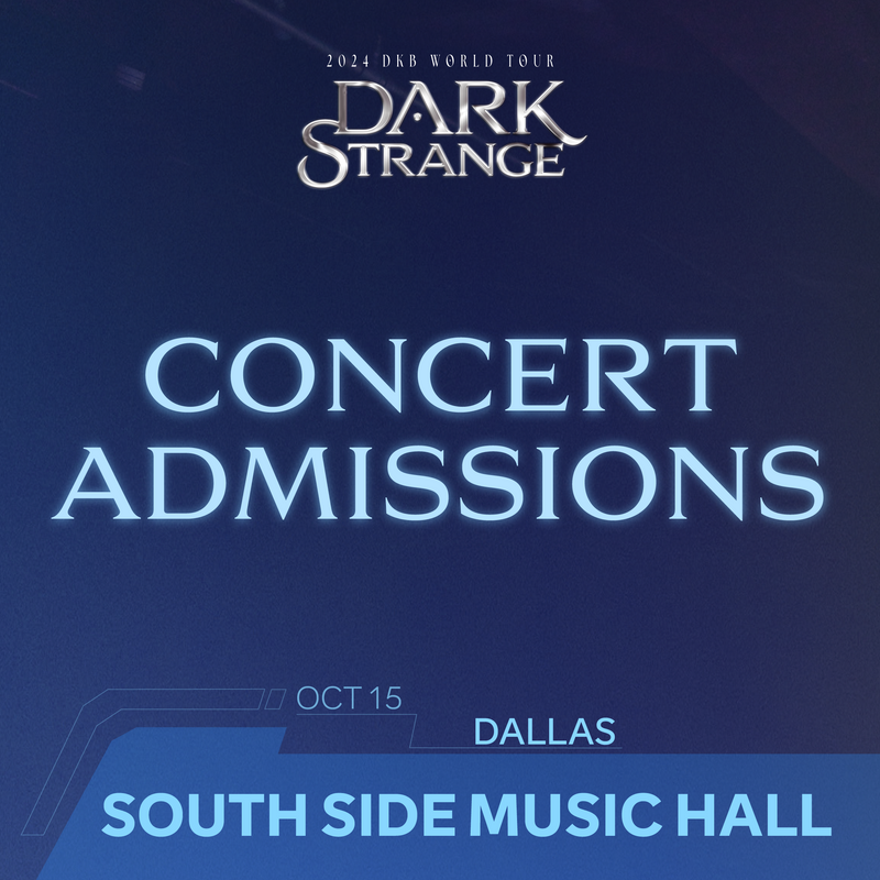 DKB - DALLAS - CONCERT ADMISSION