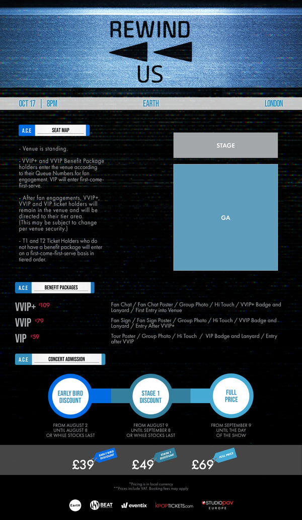 ACE - LONDON - VVIP+ BENEFIT PACKAGE