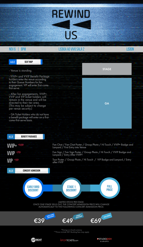 ACE - LISBON - VIP BENEFIT PACKAGE