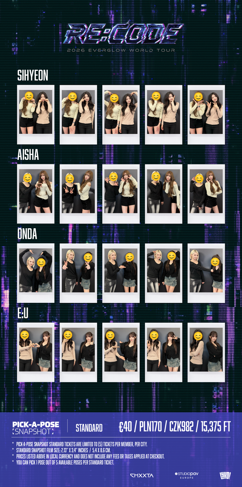 EVERGLOW - LYON - STANDARD SNAPSHOT – Kpop Tickets