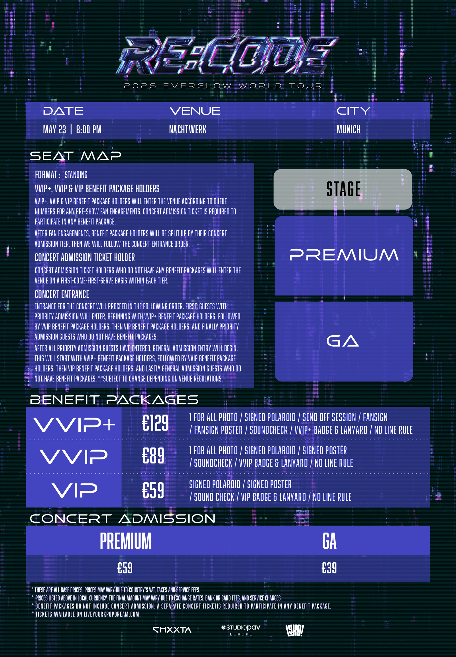 EVERGLOW トレカ 即購入禁止 EVERGLOW - MUNICH - VVIP BENEFIT PACKAGE – Kpop Tickets