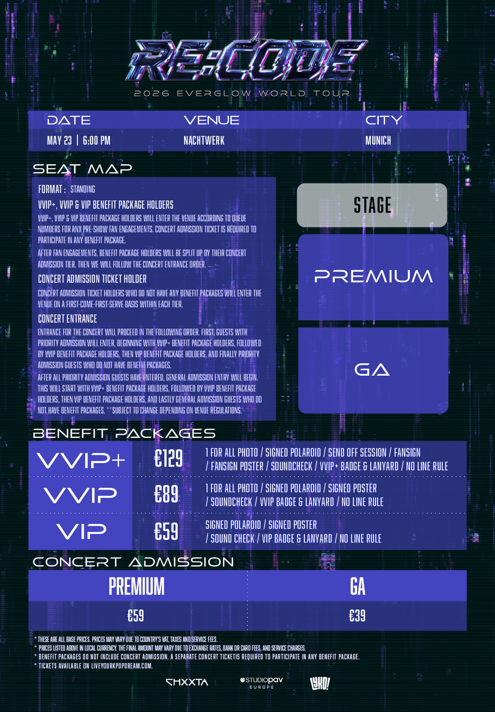 EVERGLOW - MUNICH - VVIP BENEFIT PACKAGE – Kpop Tickets
