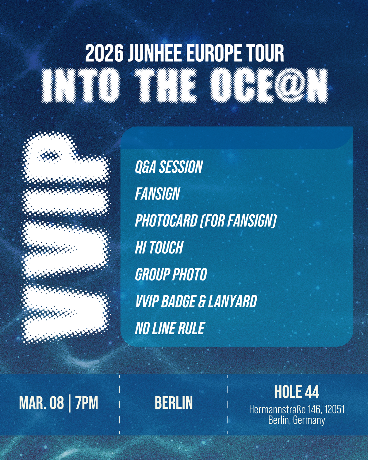 JUNHEE in Berlin – Kpop Tickets