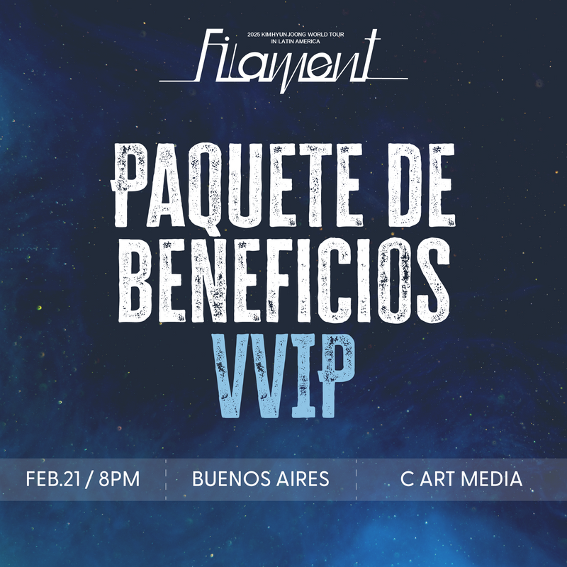 KIM HYUN JOONG - BUENOS AIRES - VVIP BENEFIT PACKAGE