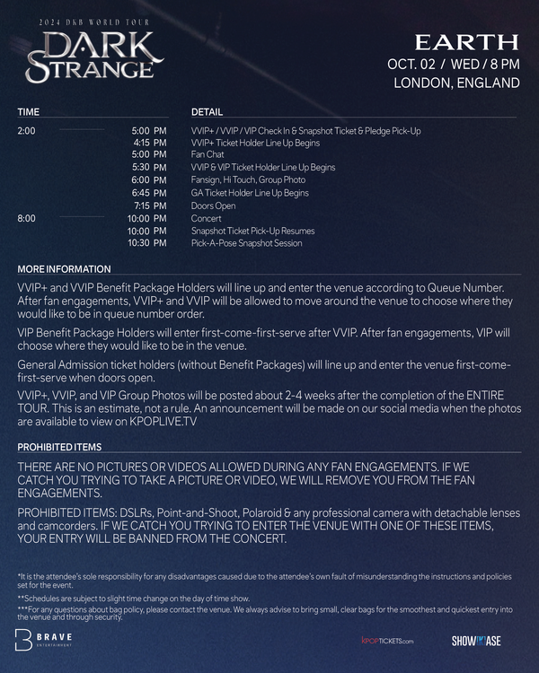 DKB - LONDON - VIP BENEFIT PACKAGE