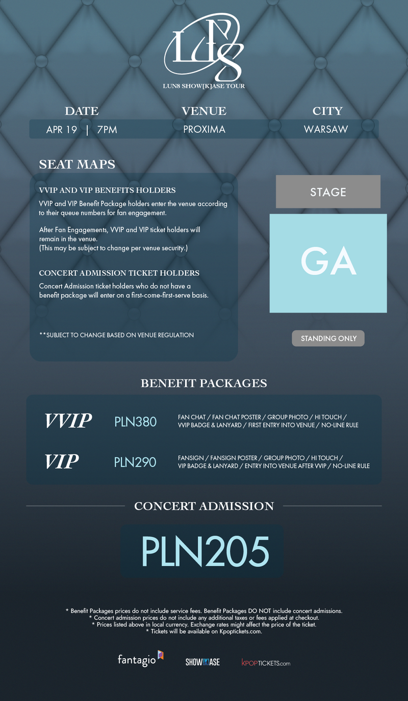 LUN8 - WARSAW - VVIP BENEFIT PACKAGE