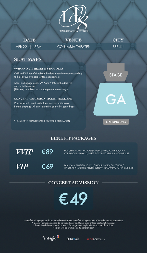 LUN8 - BERLIN - VVIP BENEFIT PACKAGE