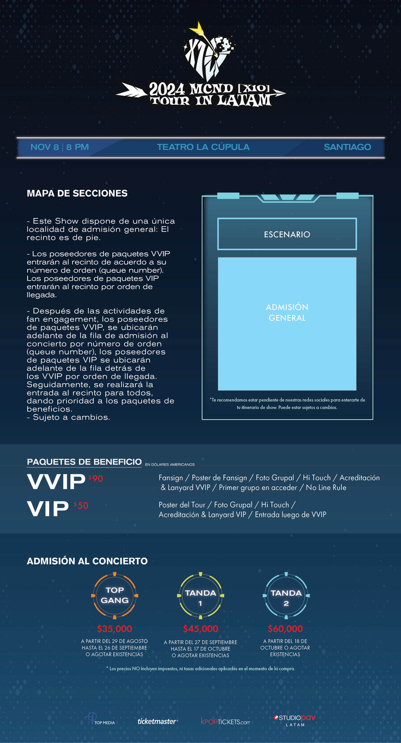 MCND - SANTIAGO - VVIP BENEFIT PACKAGE