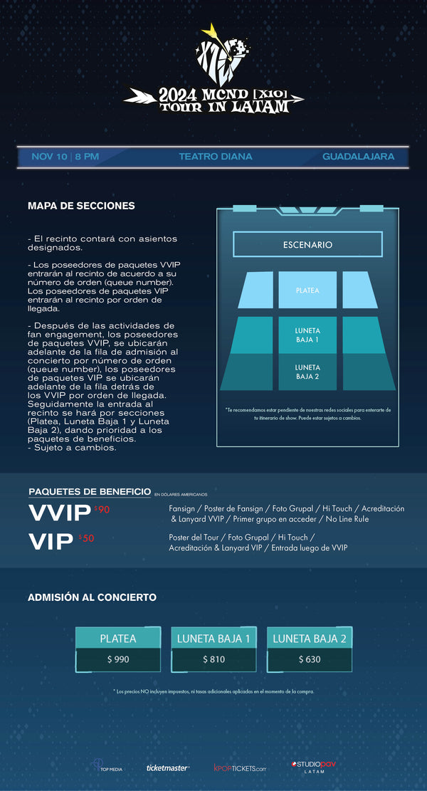 MCND - GUADALAJARA - VVIP BENEFIT PACKAGE