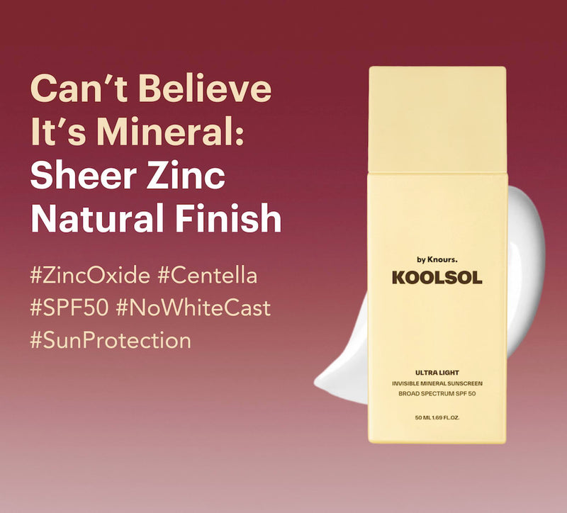 [K-beauty] Ultra Light Invisible Mineral Sunscreen Broad Spectrum SPF 50