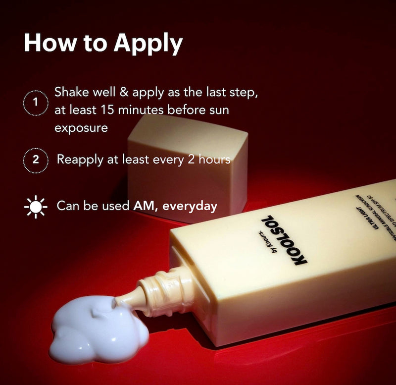 [K-beauty] Ultra Light Invisible Mineral Sunscreen Broad Spectrum SPF 50