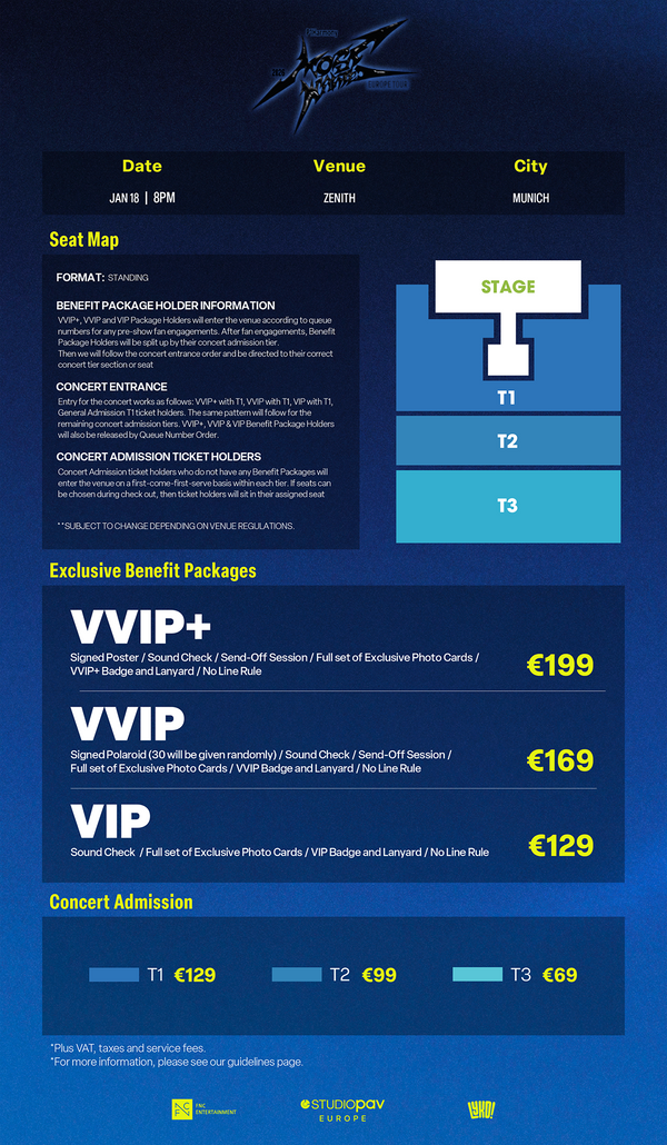 P1HARMONY 2026 - MUNICH - VVIP+ BENEFIT PACKAGE