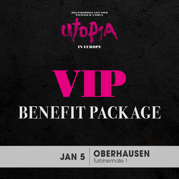 P1HARMONY - OBERHAUSEN - VIP BENEFIT PACKAGE (Includes T1 Admission)