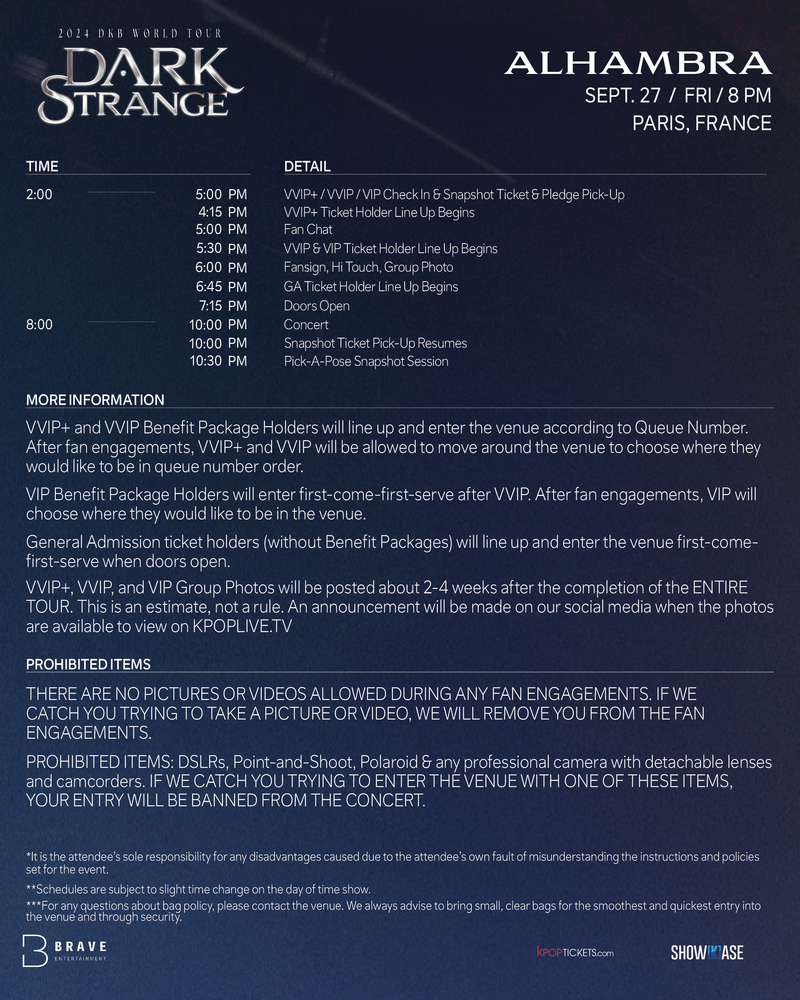 DKB - PARIS - VIP BENEFIT PACKAGE