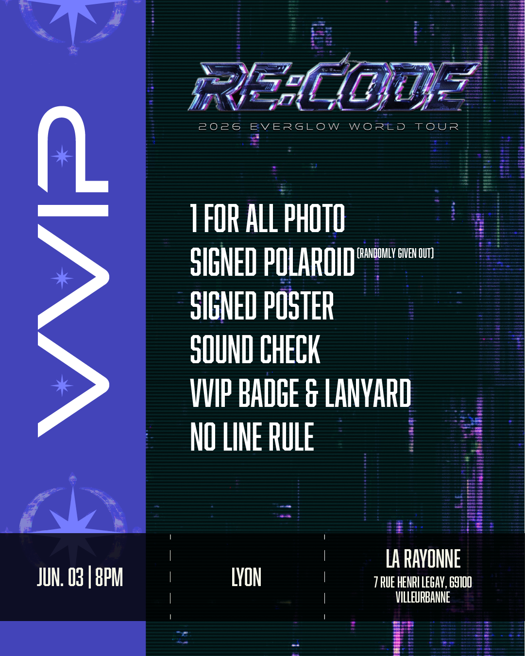 Vvip Ticket Rifle EVERGLOW - LYON - VVIP BENEFIT PACKAGE – Kpop Tickets