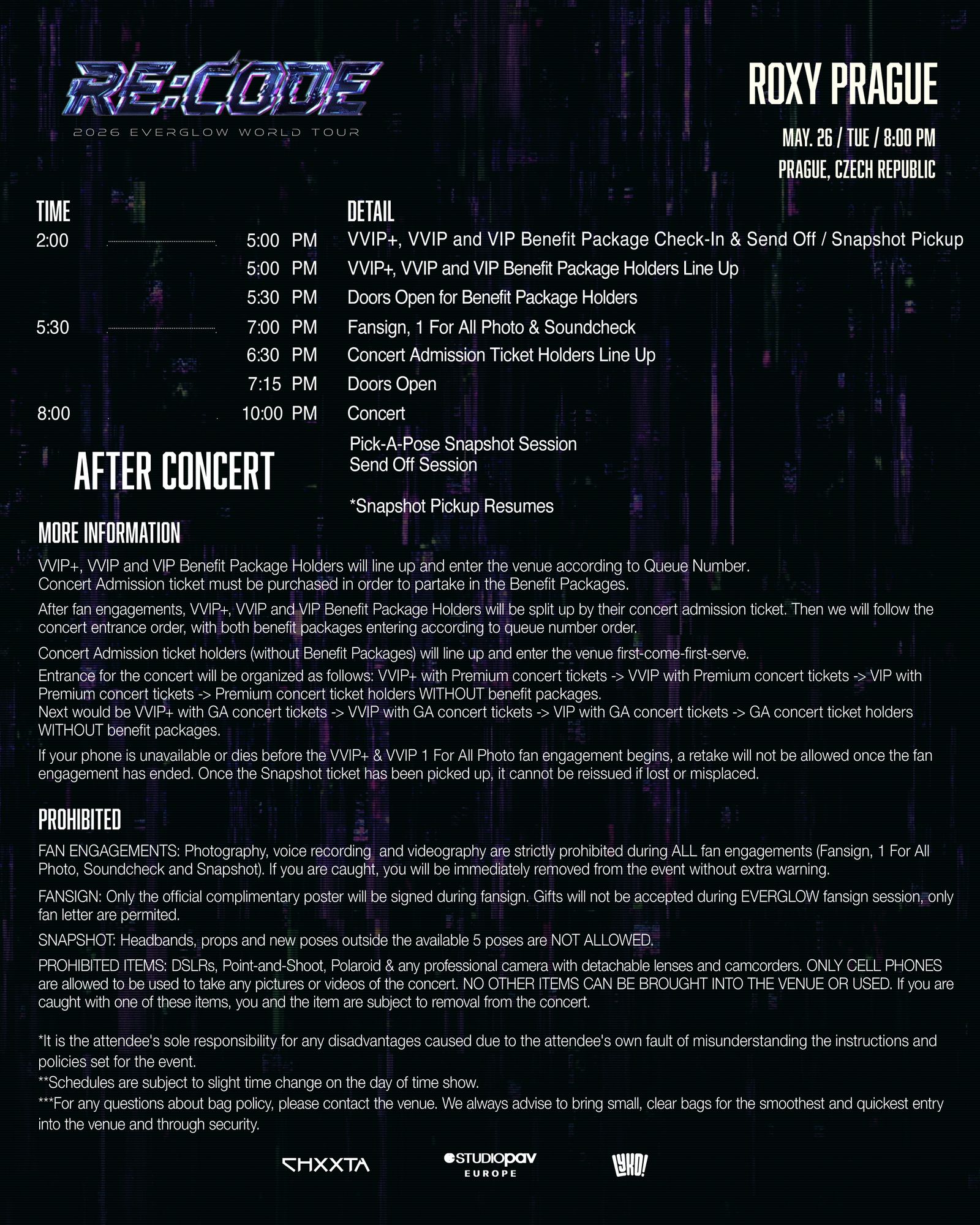 EVERGLOW - PRAGUE - SEND OFF – Kpop Tickets
