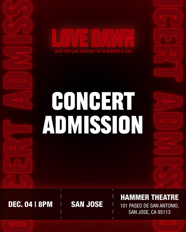 SF9 - SAN JOSE - CONCERT ADMISSION