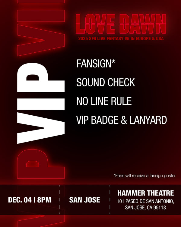 SF9 - SAN JOSE - VIP BENEFIT PACKAGE