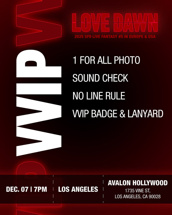 SF9 - LOS ANGELES - VVIP BENEFIT PACKAGE