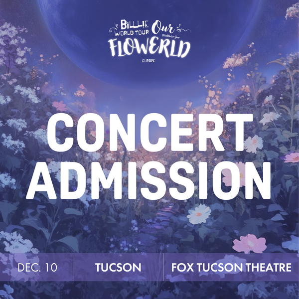 BILLLIE - TUCSON - CONCERT ADMISSION