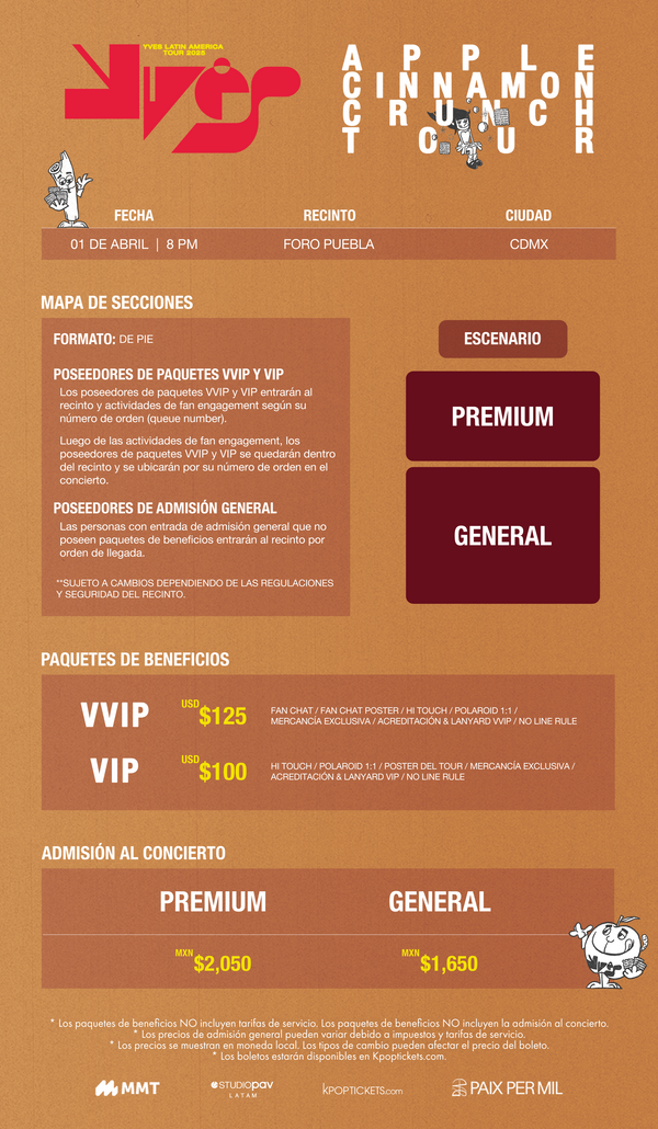 YVES - CDMX - VIP BENEFIT PACKAGE