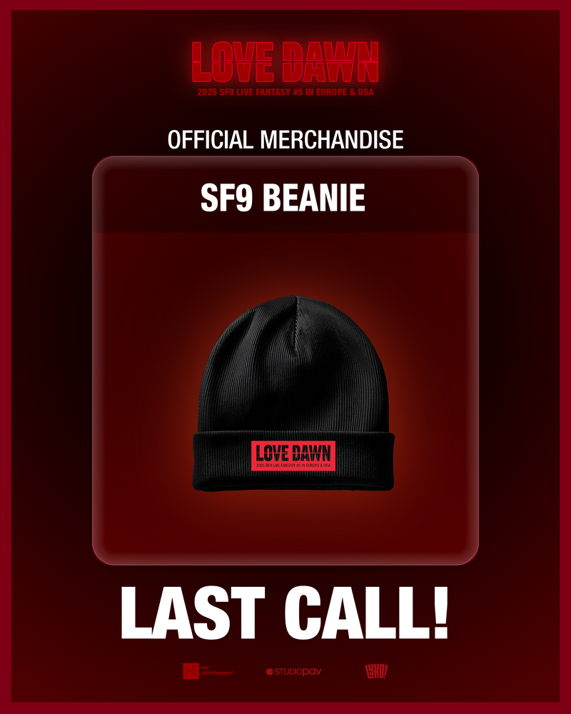 [LAST CALL] LOVE DAWN 2025 SF9 LIVE FANTASY #5 IN EUROPE & USA - Official Beanie