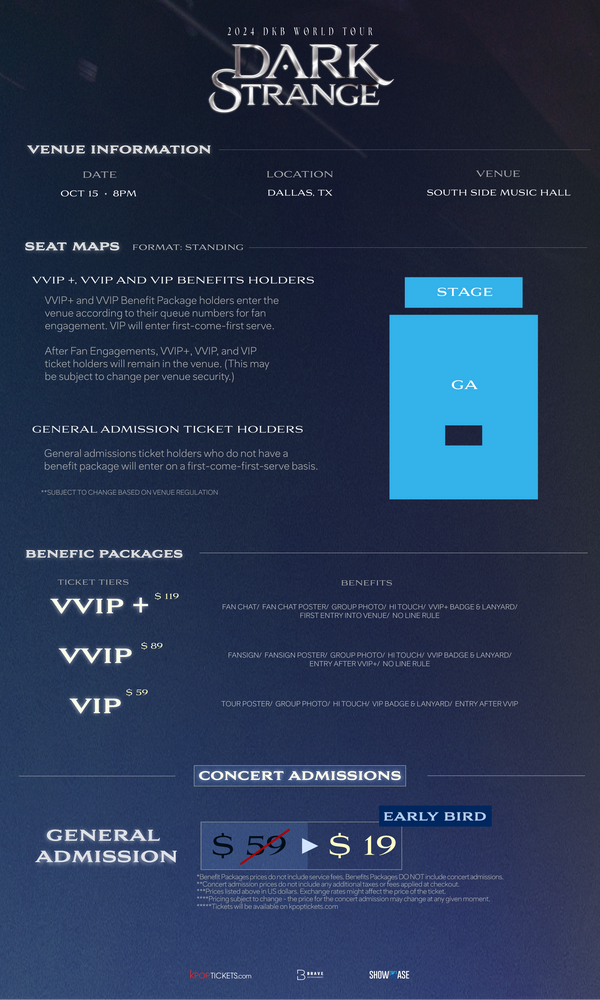 DKB - DALLAS - VIP BENEFIT PACKAGE